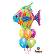 Bukiet 1140 Fun Colorful Fish Qualatex #16448 28983-6